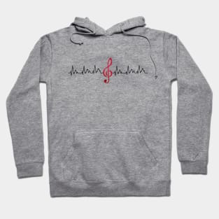 music is inside my heart Hoodie